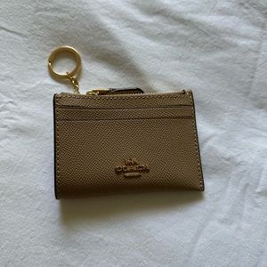 Coach key chain card holder